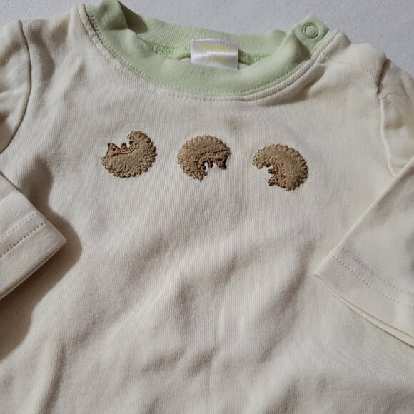 Gymboree Vintage Autumn Forest Used 0-3 month Bodysuit. Located Z27 - Picture 2 of 2